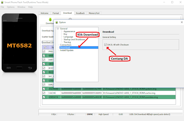 Cara Flash Lenovo A850 Tutorial Disertai Gambar 