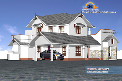 Indian Home 3d Elevation