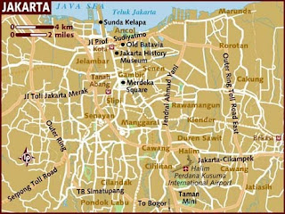 Maps of Jakarta Indonesia