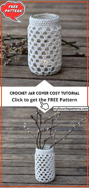 Crochet Jar Cover Cosy Tutorial