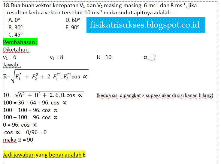 SOAL DAN JAWABAN FISIKA KELAS X SEMESTER 1  pembelajaranfisika  Materi Pendidikan  Kumpulan 