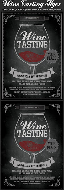  Wine Tasting Flyer Template