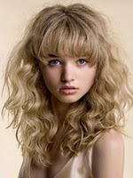 Wavy Hairstyles with Bangs