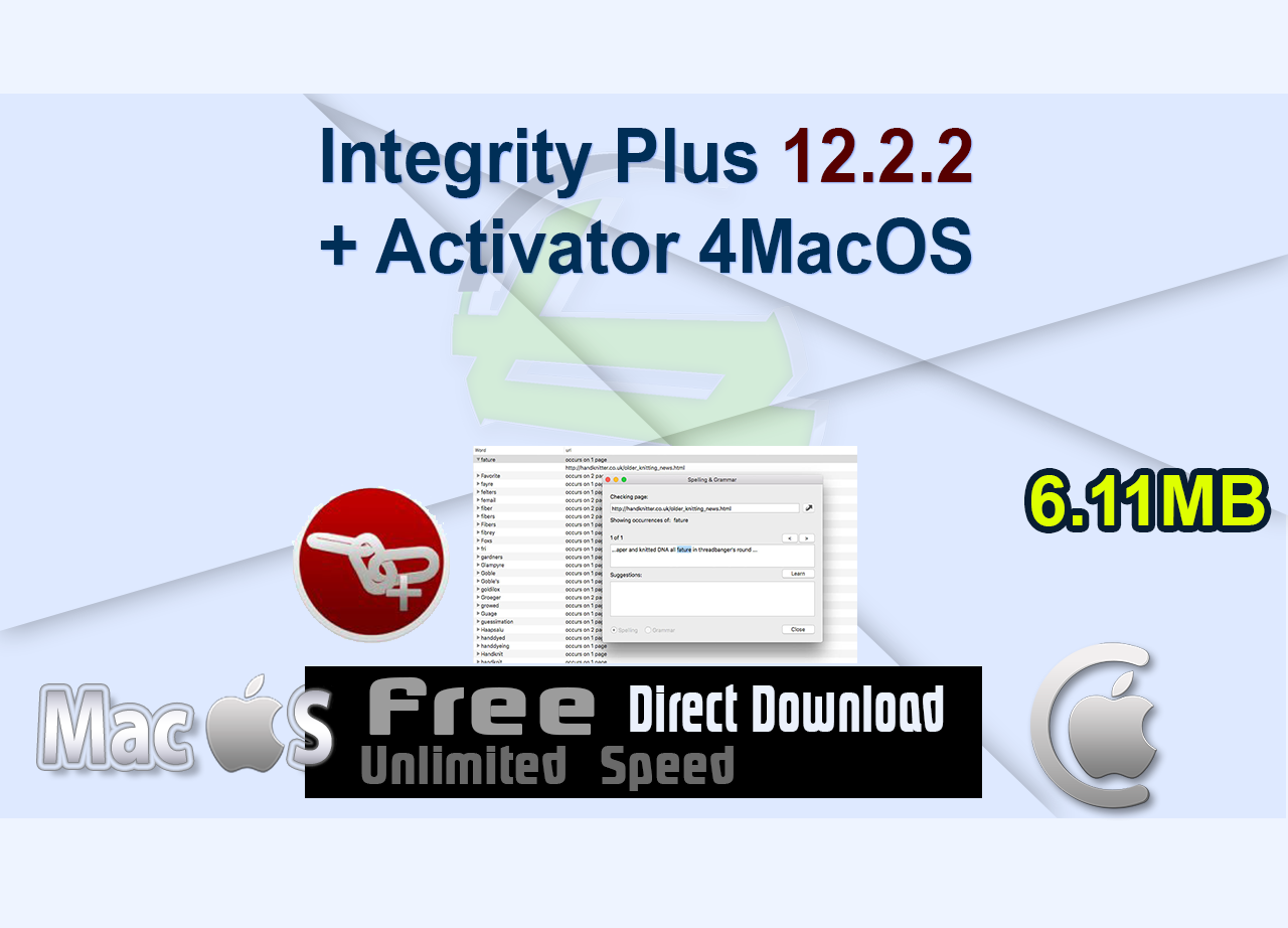 Integrity Plus 12.2.2 + Activator 4MacOS