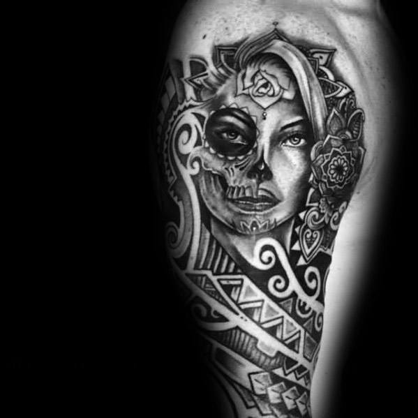 Tatuagem Catrina - 30 ideias para se inspirar