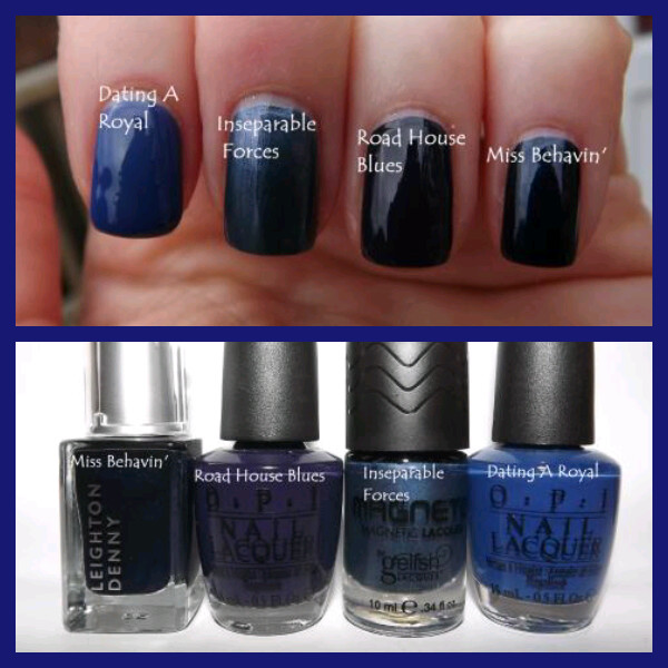 blue nail polish | Polish Me, Please!