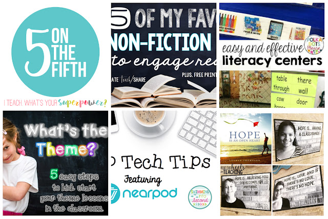 Five on the Fifth: Five awesome posts from five awesome teaching bloggers on the fifth of each month.