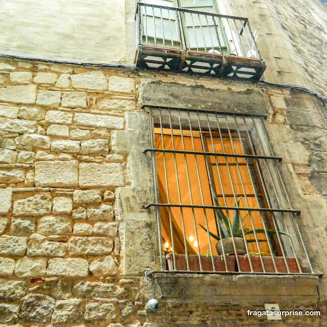 Antiga sinagoga em El Call, bairro judeu medieval de Barcelona