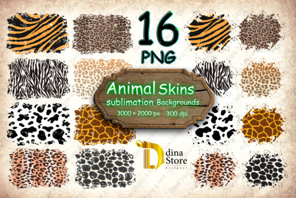 Download Free SVG Animal Skins Sublimation Backgrounds