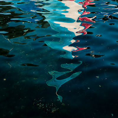 Sail reflections, River Itchen, 2012 © Graham Dew