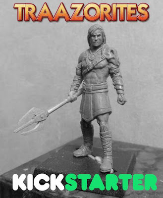 DGS Games: Traazorite Crusaders Kickstarter - Great Packmaster Sculpt Previewed