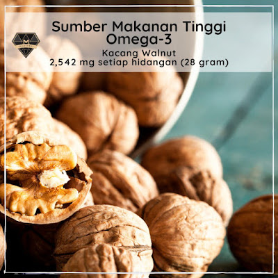 Sumber Makanan Tinggi Omega - 3