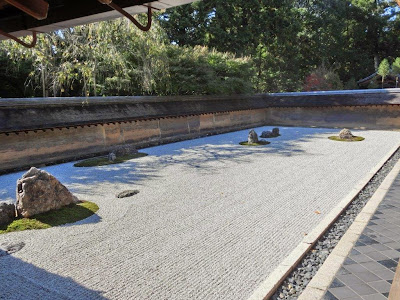 京都 龍安寺の石庭 京都 龍安寺の石庭