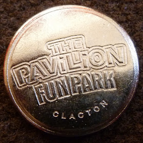 Token from The Pavilion Fun Park in Clacton-on-Sea, Essex