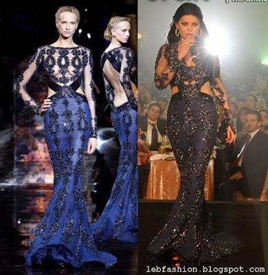 Haifa Wehbe in Zuhair Murad 2011