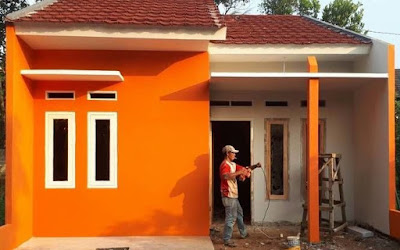 warna cat teras rumah minimalis terbaru