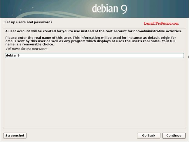 installation of debian 9 with lvm