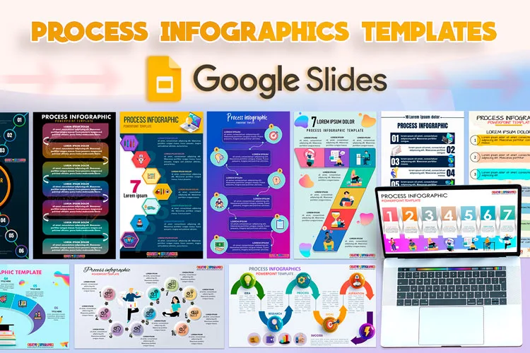 Google Slides Process Infographics Templates for Free Editing