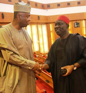 BREAKING: Saraki Dumps APC At Last, Meets With PDP Caucus, Jonathan Last Night