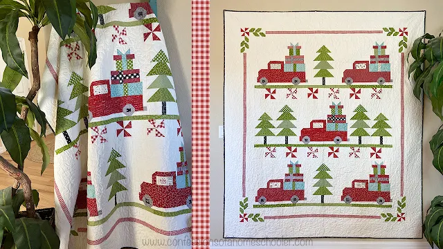 vintage christmas quilt
