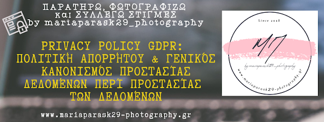 Privacy Policy GDPR: Πολιτική Απορρήτου & Γενικός Κανονισμός Προστασίας Δεδομένων περί Προστασίας των Δεδομένων