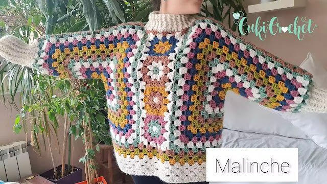PASO A PASO GRATIS de Jersey Malinche a Crochet