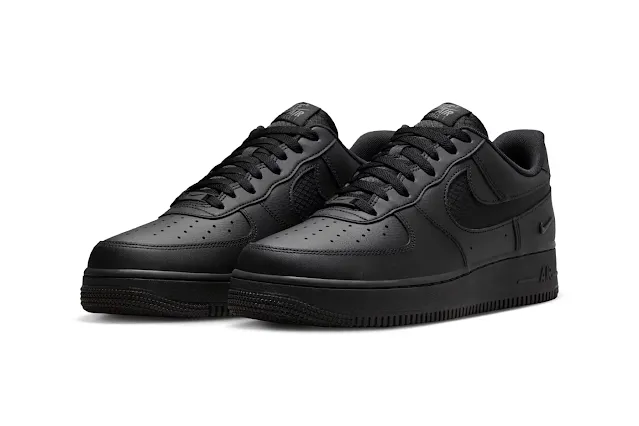 Nike Air Force 1 Low Gets a Tactical Twist in “Triple Black Ripstop”