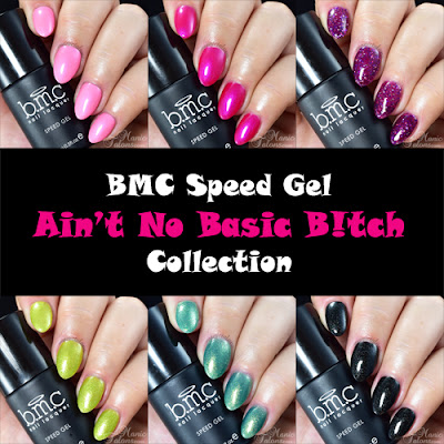 BMC Speed Gel Ain't No Basic B!tch Collection Swatches and Review