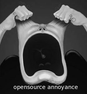 opensource annoyance