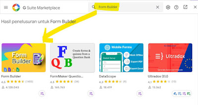 konversi word ke google formulir dengan form builder