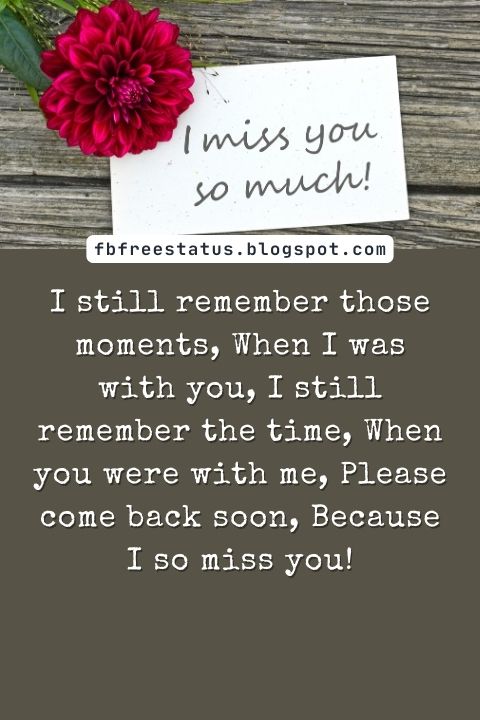Missing You Messages for Girlfriend