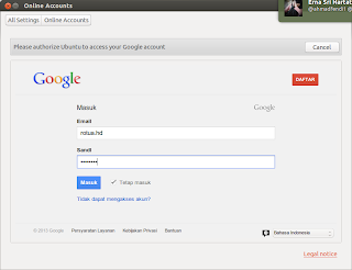 Integrasi Google dengan Ubuntu