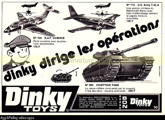 Publicités Dinky Toys