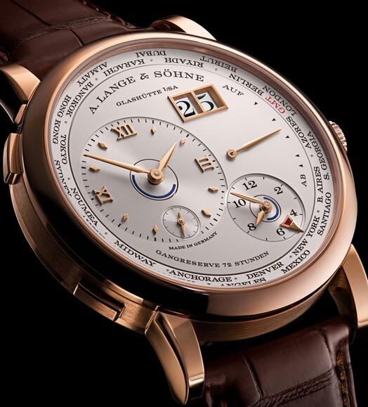 A. Lange & Söhne Lange 1 Time Zone handwound L141.1 Pink Gold 41.9mm Replica Watches Review