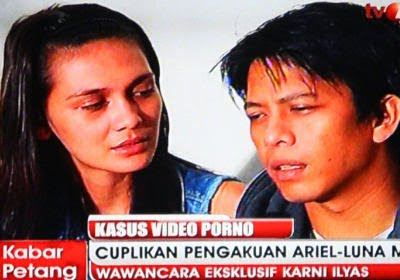 Luna Maya Nazril Ariel on Ariel Dan Luna Maya  Kanan  Semalam      Gambar The Jakarta Globe