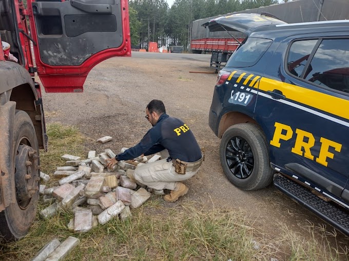 APREENSÃO MILIONÁRIA: Dupla é presa com 300 quilos de maconha Colômbia Gold na BR-364