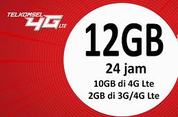 Buat Paket Internet 8GB dan 12GB 4G Bagi Pengguna Kartu Telkomsel Baru 