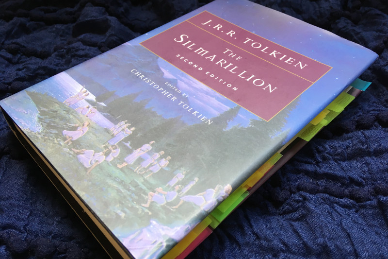 The Silmarillion by J.R.R. Tolkien Hardback Book | Lydia Sanders #TwistyMustacheReviews