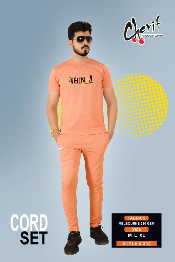 230 Gsm Style 314 Cherif Mens Co Ord Set