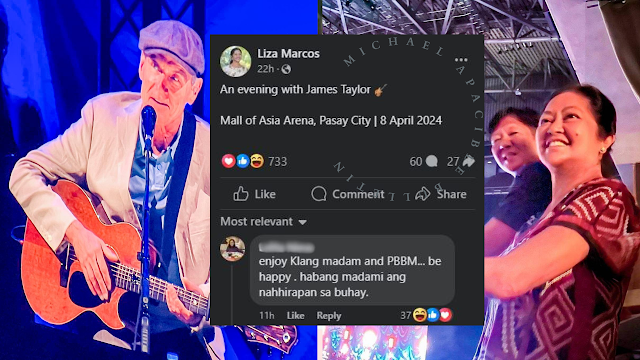 PBBM, First Lady Marcos, nakapag-date sa concert ni James Taylor