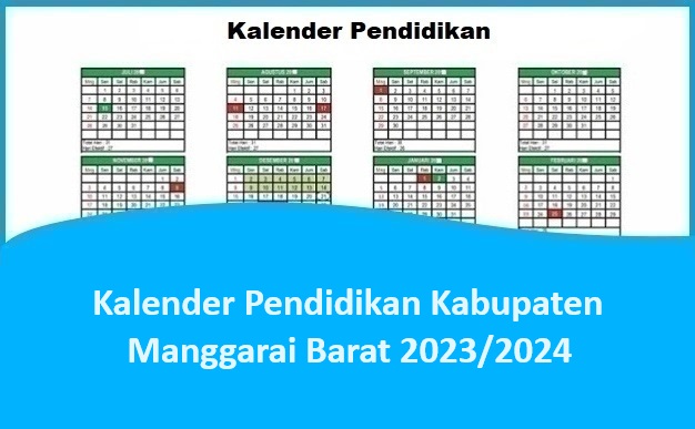 Kalender Pendidikan Kabupaten Manggarai Barat 2023/2024