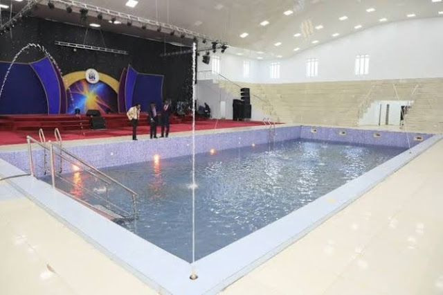 Photos Of Abuja Church Where Pastor Charges ₦50,000 To Swim In Miracle Swimming Pool