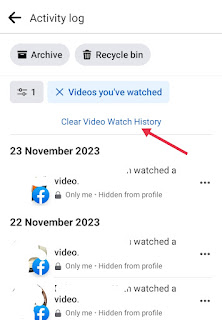 Facebook Watch Video History Delete Kaise Kare