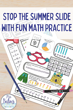 Use these fun and engaging activities to help your students with math practice at the end of the year, during the summer, or at the beginning of the next year.