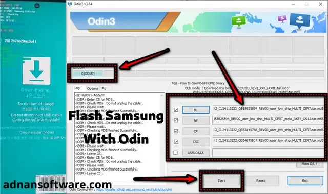 How to flash samsung? How to use Samsung odin easily?