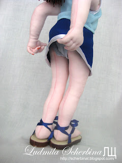 Текстильная кукла Любочка
