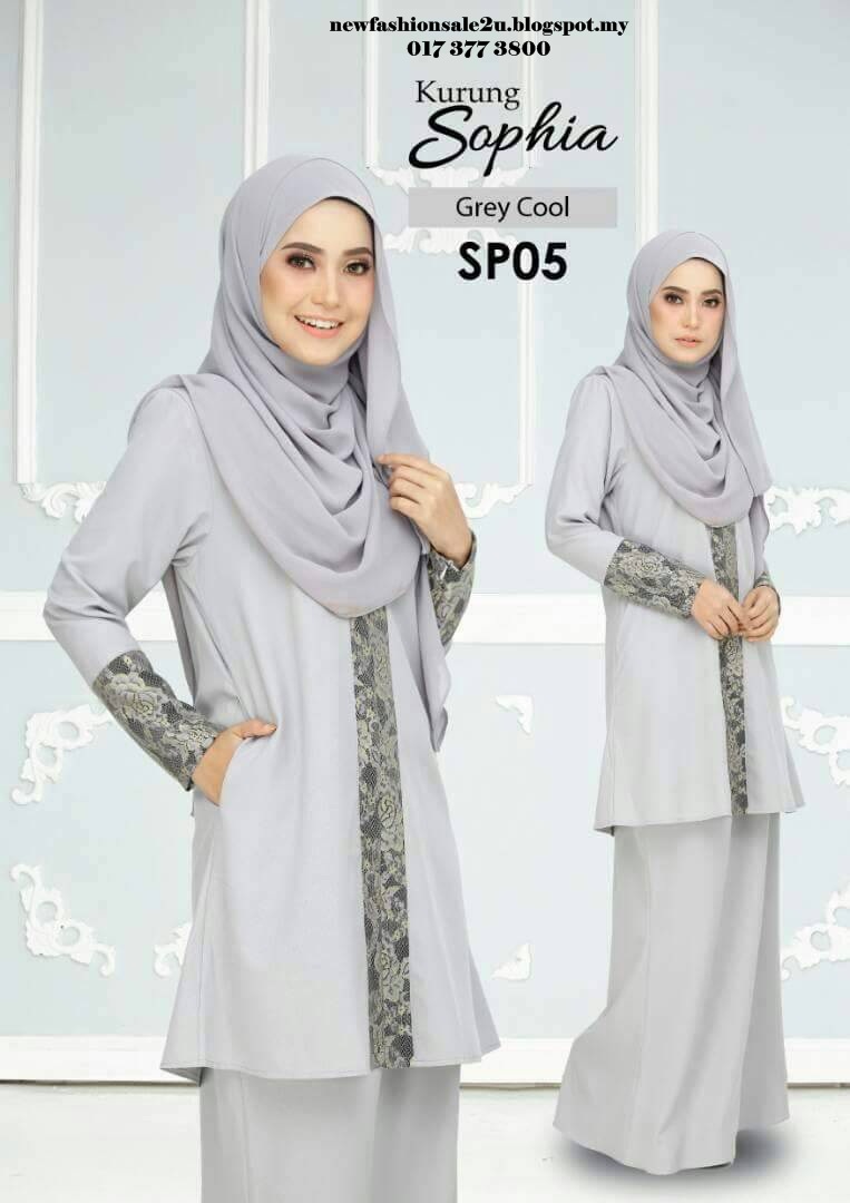  BAJU KURUNG SOPHIE WANITA MUSLIMAH MODEN NewFashionSale2u