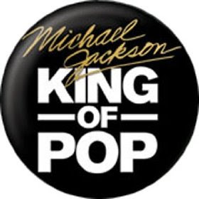 Michael Jackson King Of Pop Tribute Button