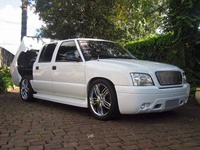  Chevrolet S10 tuning socada de som S10 dub style suspens o a ar S10 