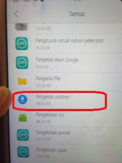 masalah unduhan android 3